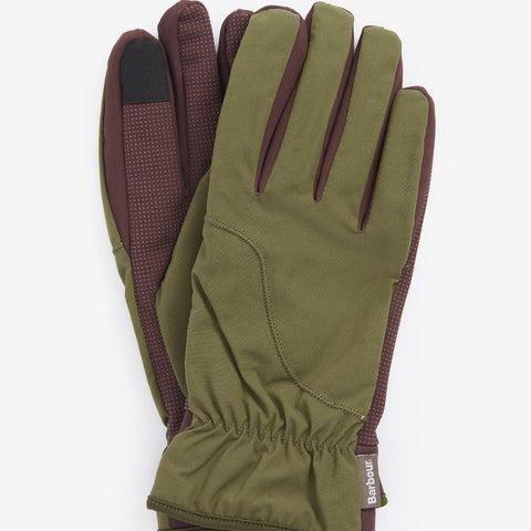 Barbour Mens Overdale Gloves in Olive