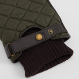 Barbour Mens Slingsby Gloves in Dark Olive