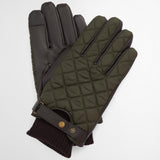 Barbour Mens Slingsby Gloves in Dark Olive