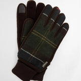 Barbour Men's Hackney Gloves in Classic Tartan