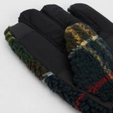 Barbour Field Tartan Fleece Gloves in Classic Tartan
