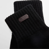 Barbour Men's Heath Fingerless Gloves in Black
