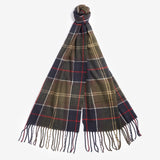 Barbour Swinton Beanie & Galingale Scarf Gift Set in Classic Tartan
