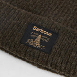 Barbour Westerdale Beanie and Scarf Gift Set in Olive/Navy