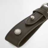 Barbour Brunton Leather Wallet & Keychain Gift Set in Dark Olive