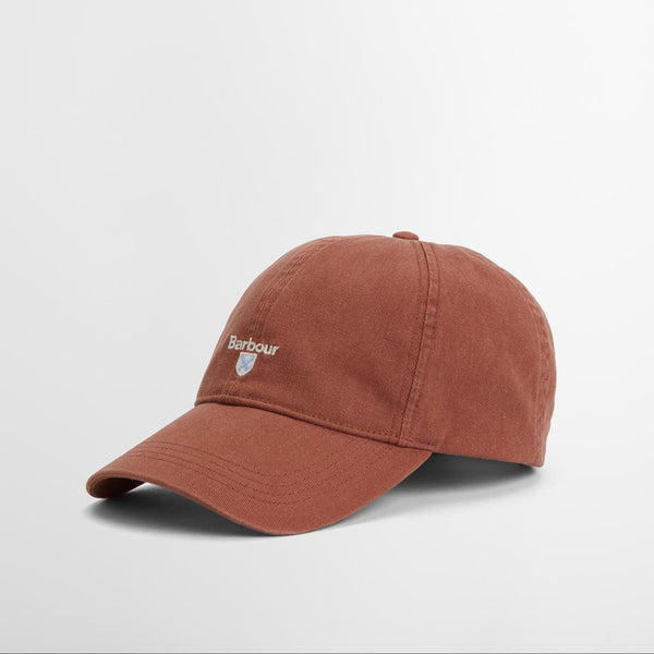 Barbour Men's Sport Cap Cascade in Dark Rust