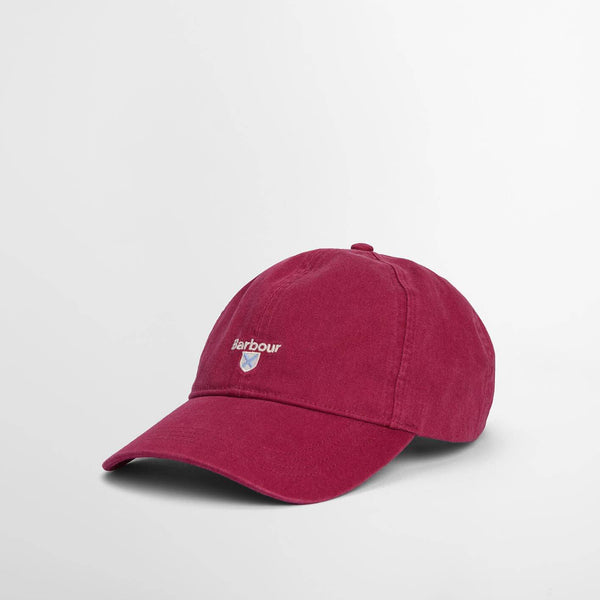 Barbour Men's Sport Cap Cascade in Washed Raspberry