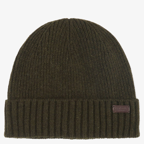 Barbour Men's Carlton Beanie in Dark Green