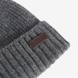 Barbour Men's Carlton Beanie in Classic Grey