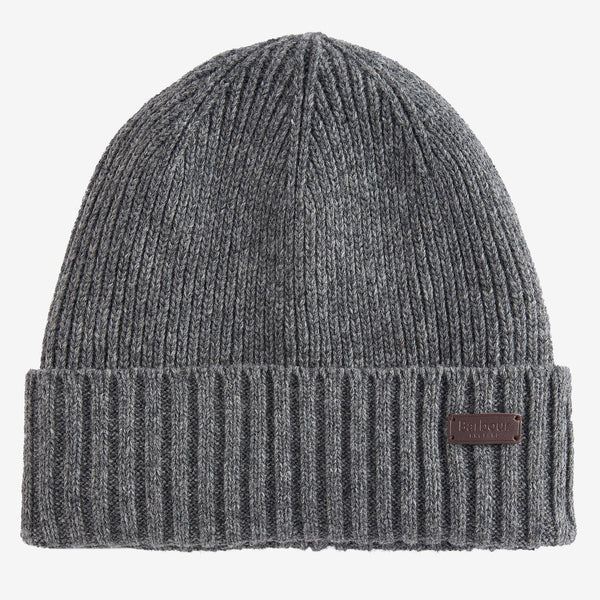 Barbour Men's Carlton Beanie in Classic Grey
