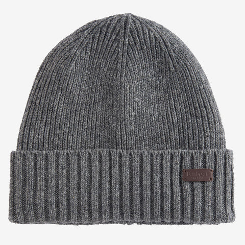 Barbour Men's Carlton Beanie in Classic Grey