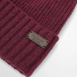 Barbour Men's Carlton Beanie in Bordeaux
