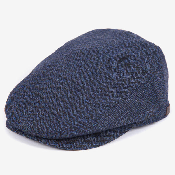 Barbour Men's Barlow Flat Cap in Navy