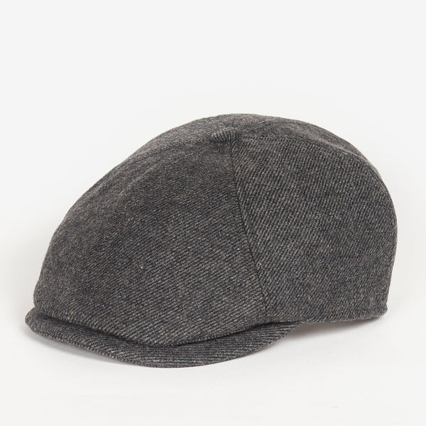 Barbour Men's Claymore Bakerboy Hat in Charcoal