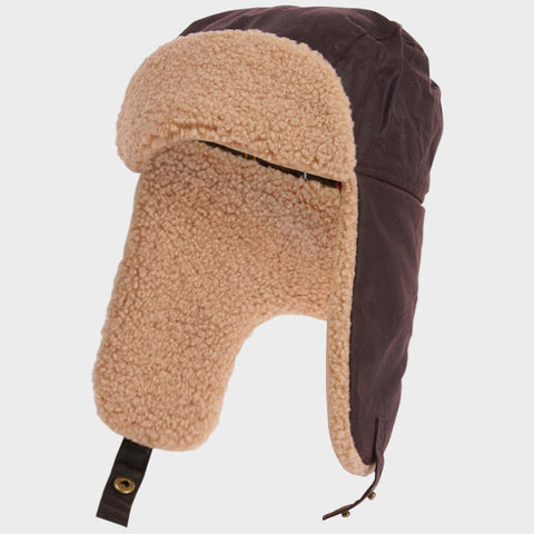 Barbour Men's Morar Wax Trapper Hat in Rustic