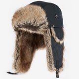 Barbour Men's Cleadon Trapper Hat in Black