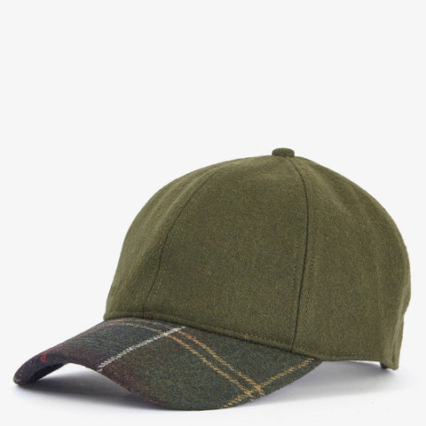 Barbour Men's Roker Cap in Forest