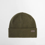 Barbour Men's Healey Beanie Hat in Mid Olive