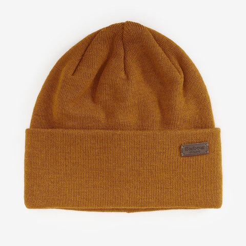 Barbour Men's Healey Beanie in Dark Ginger