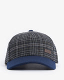 Barbour Men's Clyde Sports Cap in Navy/Plaid