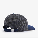 Barbour Men's Clyde Sports Cap in Navy/Plaid