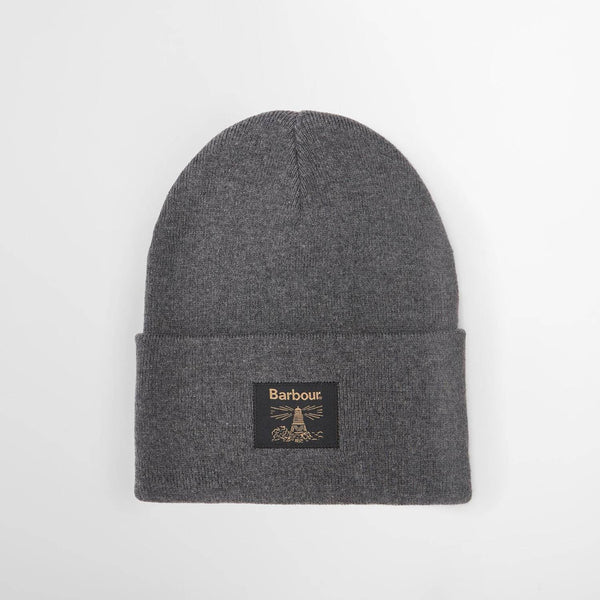 Barbour Men's Harton Beanie in Charcoal