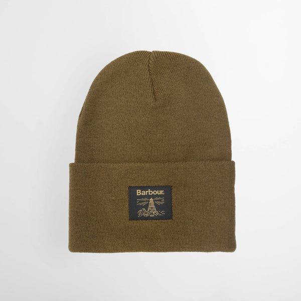 Barbour Men's Harton Beanie in Dark Sand