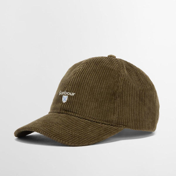 Barbour Men's Preston Cord Cap in Olive
