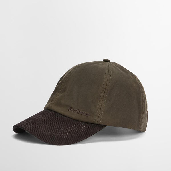 Barbour Men's Ashby Cap in Olive/Brown