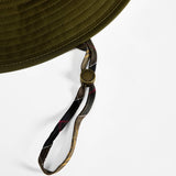 Barbour Men's Longhall Bucket Hat in Dark Olive