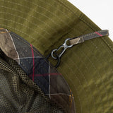 Barbour Men's Longhall Bucket Hat in Dark Olive