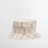 Barbour Men's Transport Bucket Hat in Mist Printed Tartan