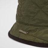 Barbour Men's Liddesdale Reversible Bucket Hat in Olive/Shadow Classic Tartan