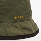 Barbour Men's Liddesdale Reversible Bucket Hat in Olive/Shadow Classic Tartan