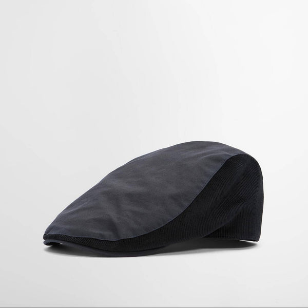 Barbour Men's Ashby Flat Cap in Navy