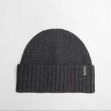 Barbour Danforth Wool Cashmere Beanie in Charcoal