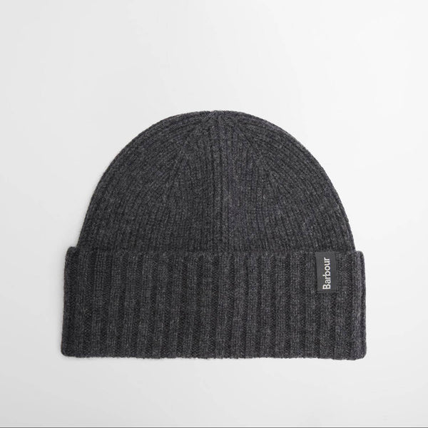 Barbour Danforth Wool Cashmere Beanie in Charcoal