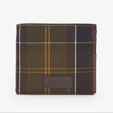 Barbour Leather Wallet in Classic Tartan