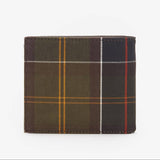 Barbour Leather Wallet in Classic Tartan