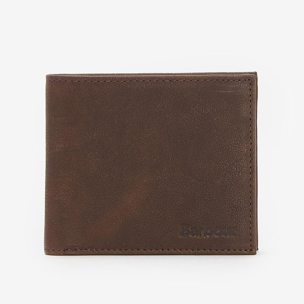 Barbour Padbury Billfold in Dark Brown