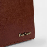 Barbour Men's Lunan Leather Billfold Wallet in Brown