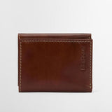 Barbour Bywell Leather Bifold Wallet in Heritage Brown