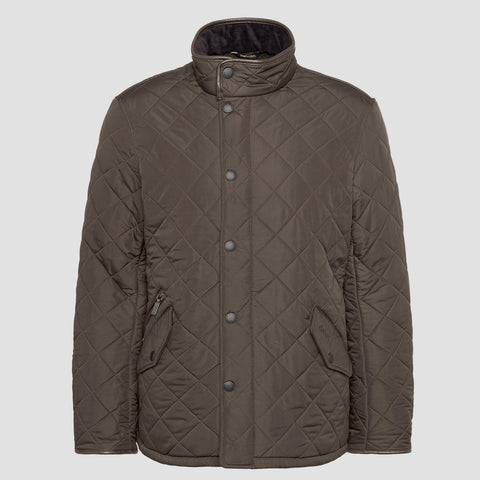 Barbour Men's Powell Quilted Jacket in Olive