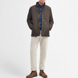 Barbour Men's Powell Quilted Jacket in Olive