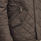 Barbour Men's Powell Quilted Jacket in Olive