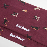 Barbour Men's Mavin Bordeaux/Dog Socks