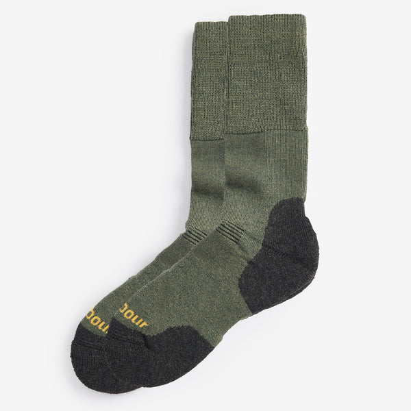 Barbour Men's Cragg Boot Socks in Olive Mix