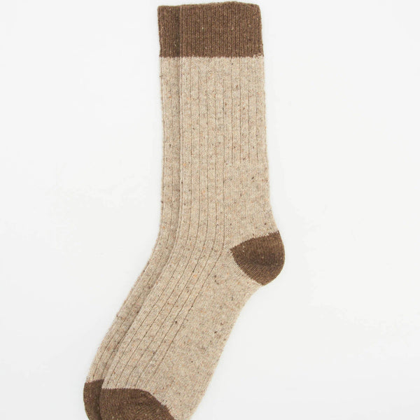 Barbour Men's Houghton Sock in Biscuit