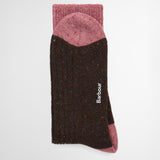 Barbour Men's Houghton Sock in Earth/Pink