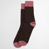 Barbour Men's Houghton Sock in Earth/Pink